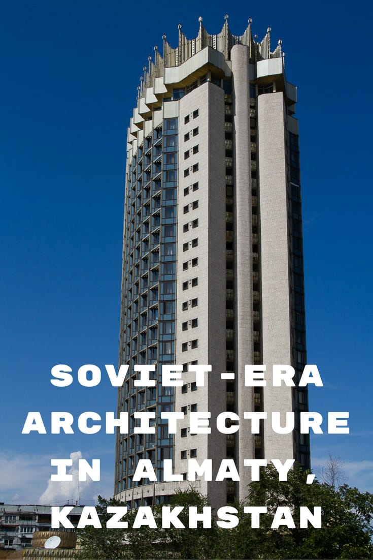 Soviet-era architecture in Almaty, Kazakhstan 2