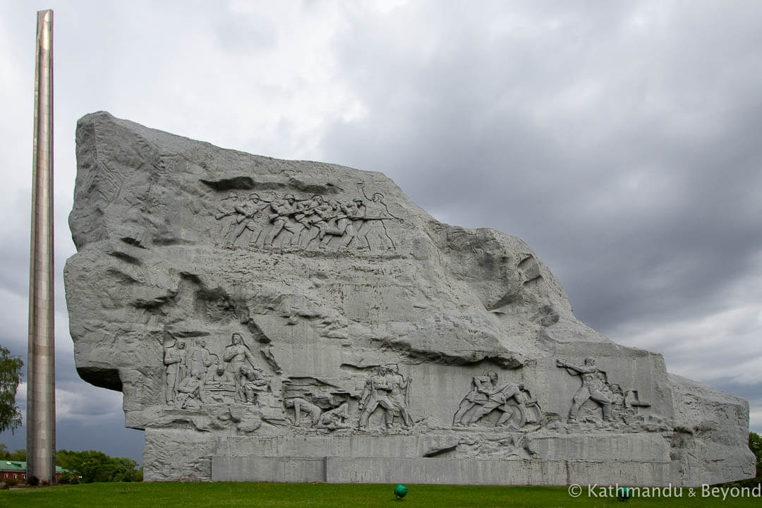 Statue of Valour Brest Fortress Brest Belarus-10-2