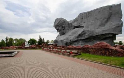 Visiting Brest Fortress in Belarus