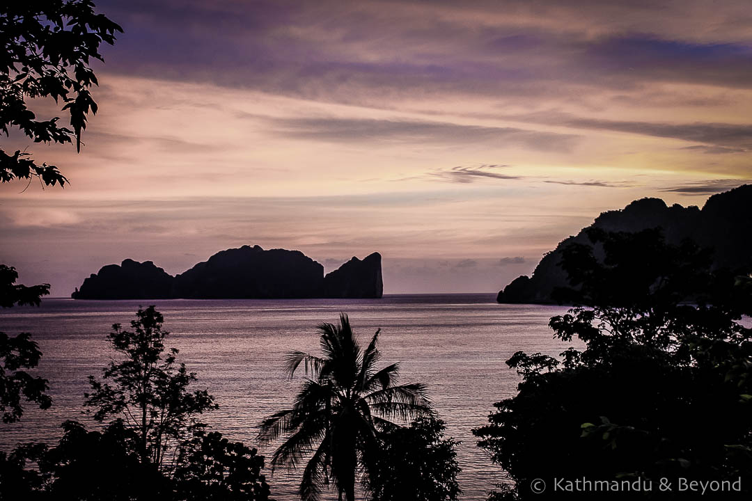 Phi Phi sunset, taken in 2008