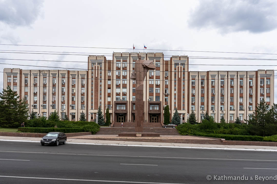 Transnistria Parliament in Tiraspol, Transnistria | Soviet architecture | former USSR
