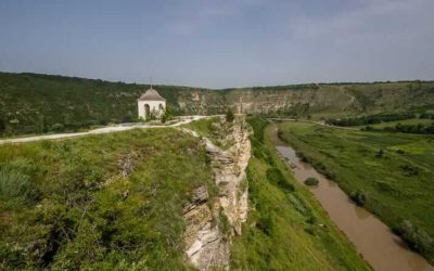 Visiting Orheiul Vechi near Trebujeni, Moldova