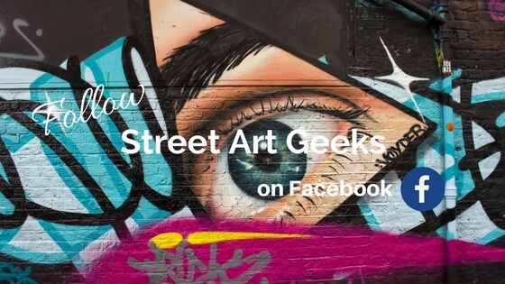 Follow Street Art Geeks on Facebook copy