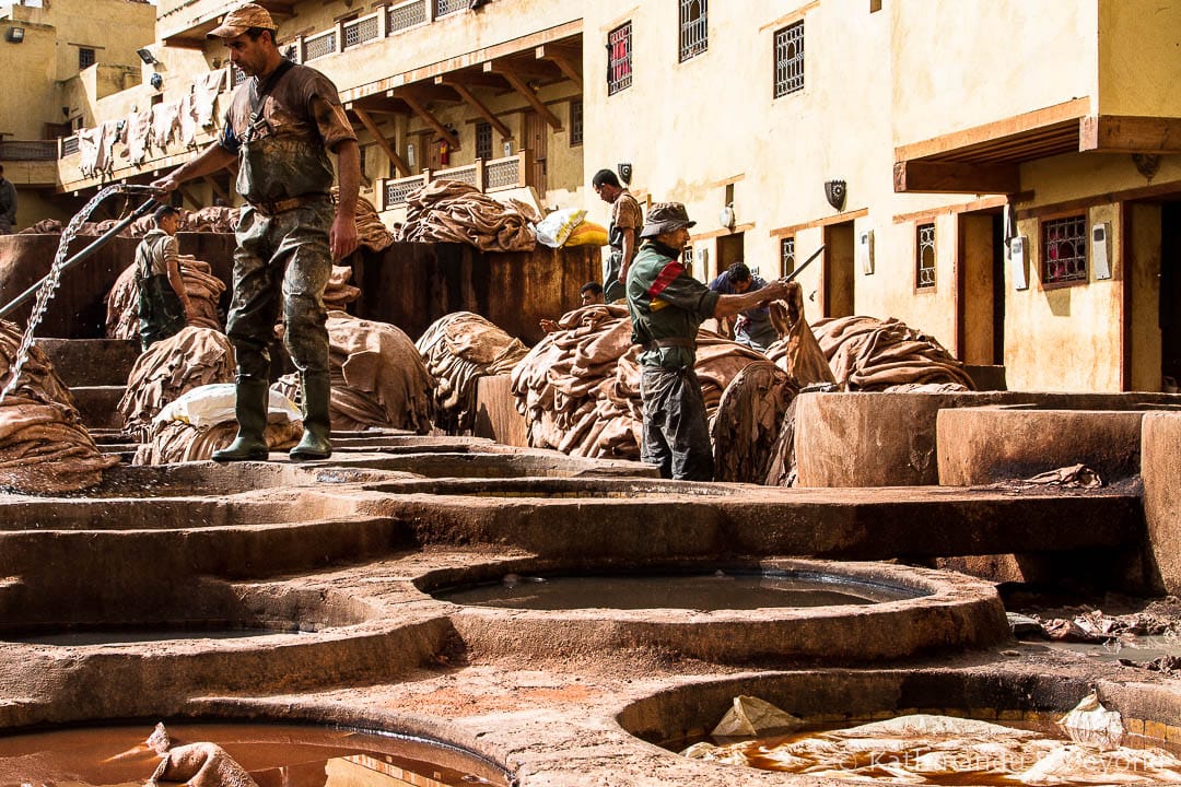 Visiting the Leather Tanneries of Fez in Morocco