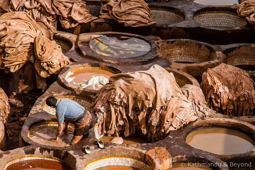 Visiting the Leather Tanneries of Fez in Morocco