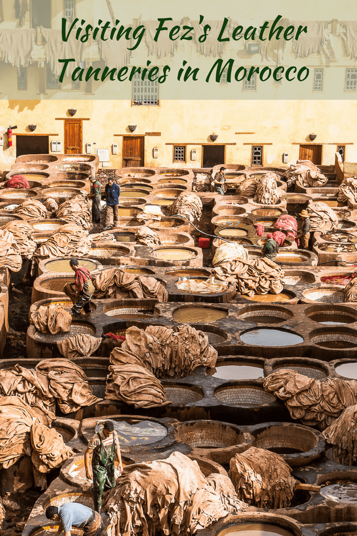 Visiting the Leather Tanneries of Fez in Morocco