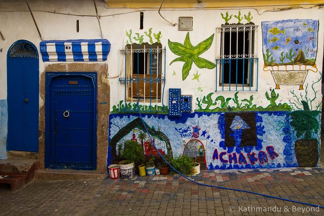 Street Art Tangier Medina Morocco