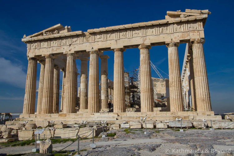 Scropolis Is the Acropolis always covered in scaffolding? | Athens, Greece
