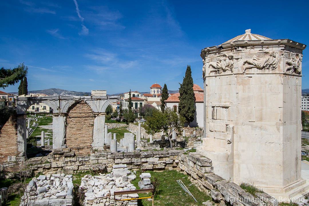 Tower of the Winds Roman Agora Athens Greece-1-2