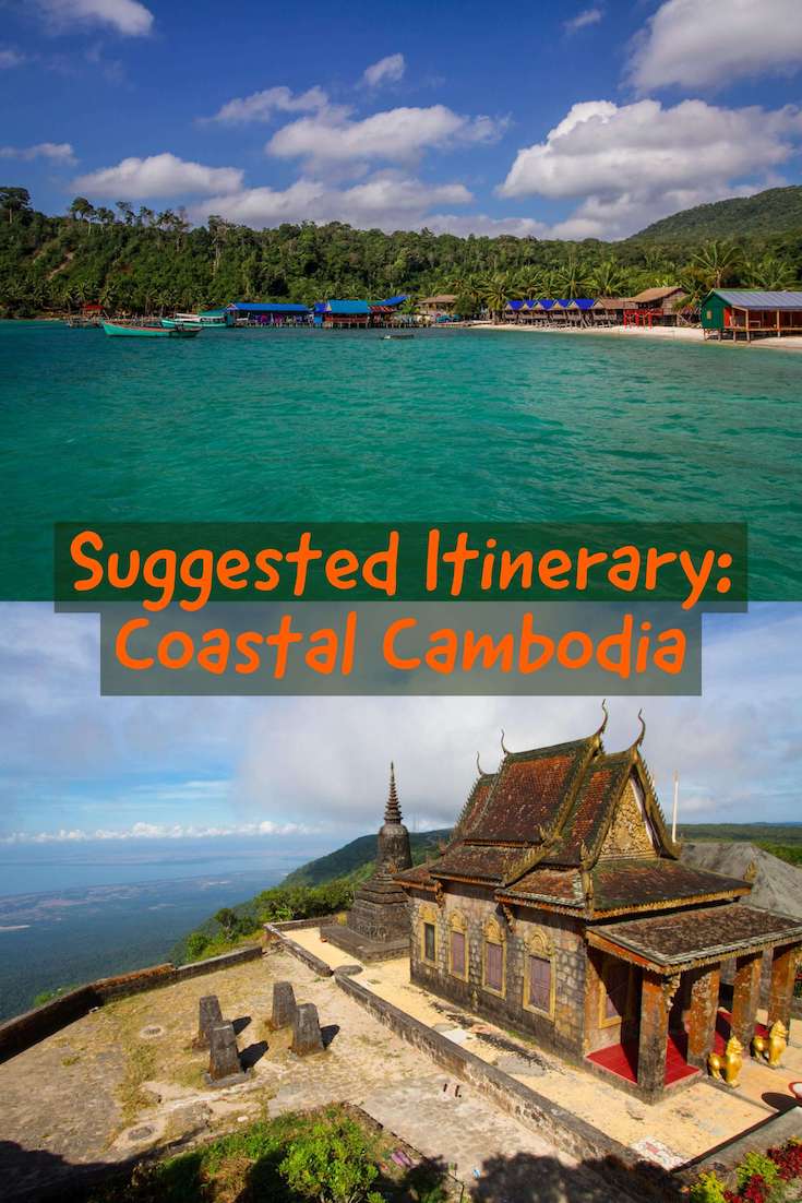 Coastal Cambodia: A suggested Cambodia itinerary for independent travellers to South East Asia featuring beaches, tropical islands, fishing villages and colonial architecture.  #travel #southeastasia #backpacking #Cambodia #beachesandislands #independenttravel