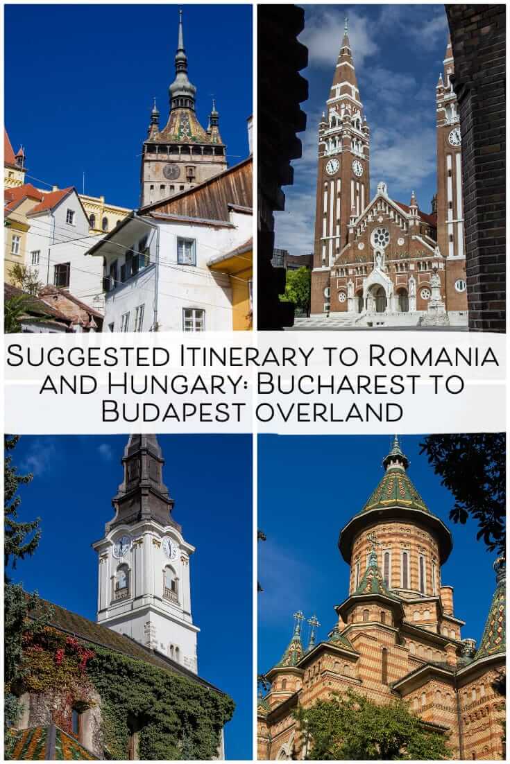 Suggested Itinerary to Romania and Hungary - Bucharest to Budapest overland #travel #planning #europe #traveltips #easterneurope