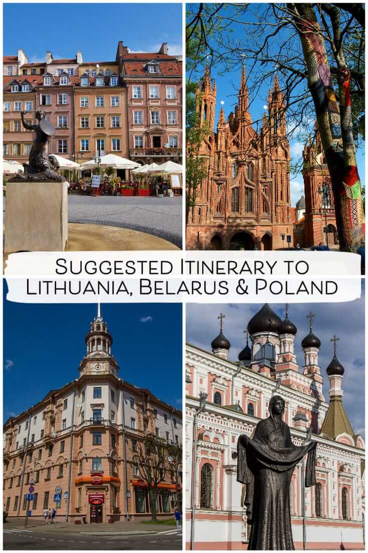 Suggested Itinerary_ Vilnius (Lithuania) to Warsaw (Poland) via Belarus #travel #planning #europe #easterneurope