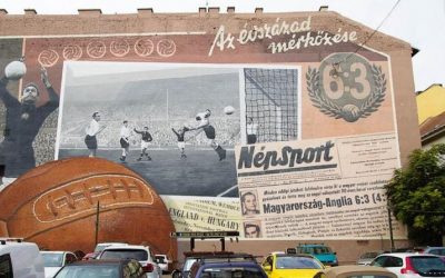 Budapest: Street Art that hurts if you’re an England football fan!