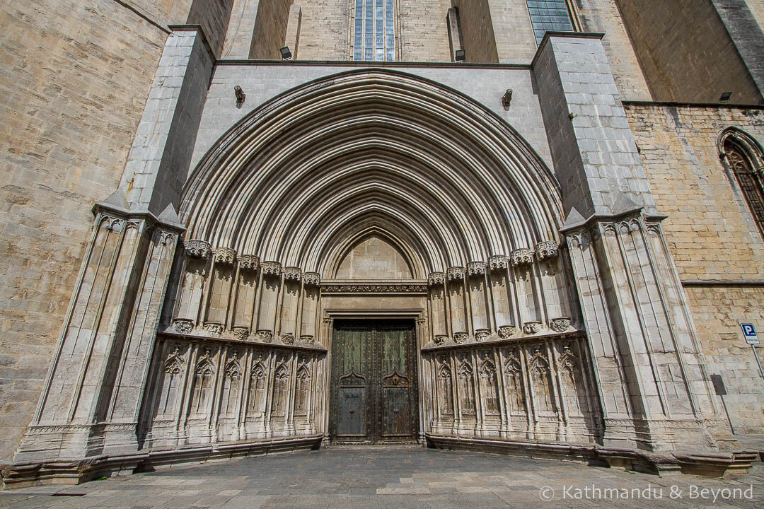 Cathedral of Saint Mary of Girona Barri Vell (old quarter) Girona Spain-3-3