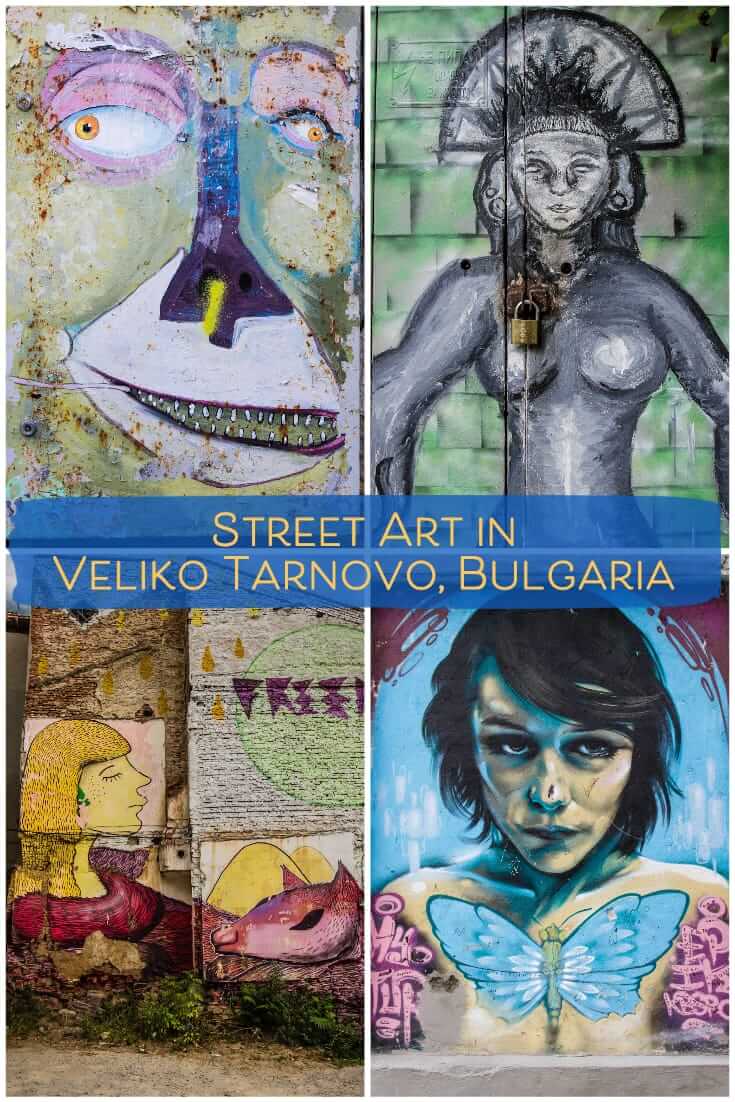 Street Art in Veliko Tarnovo, Bulgaria #streetart #grafitti #travel #Europe