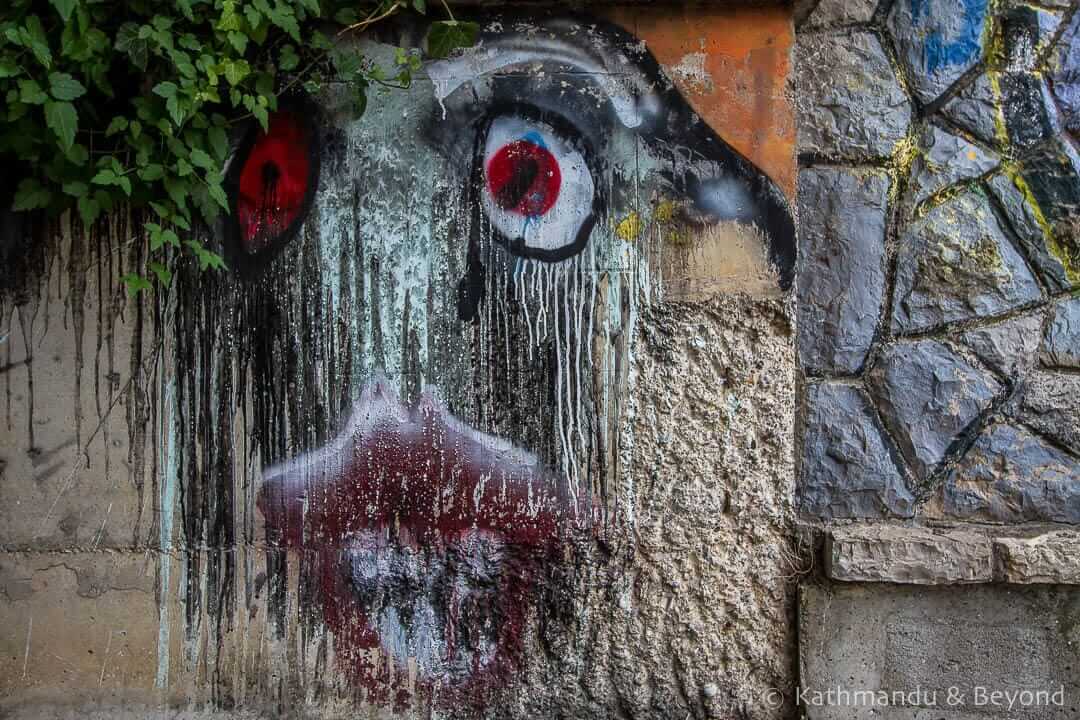 Knjižara Karver, Street Art in Podgorica, Montenegro