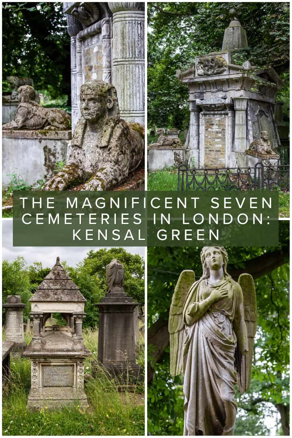 Visiting Kensal Green Cemetery in London, one of the Magnificent Cemeteries #England #UK #tombstone #graveyard