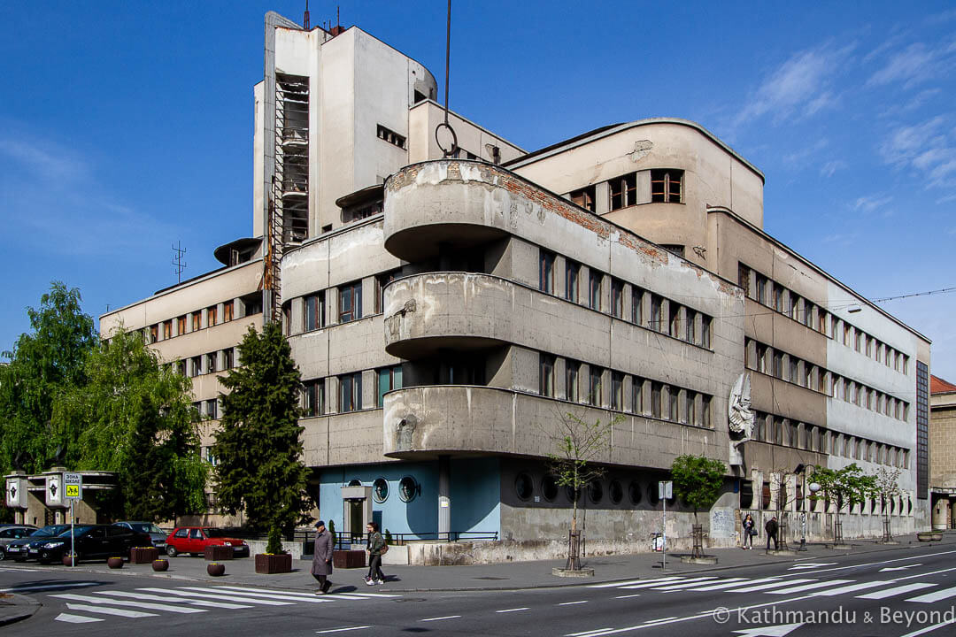 Air Force Command Building in Belgrade, Serbia | Modernist | Socialist architecture | former Yugoslavia