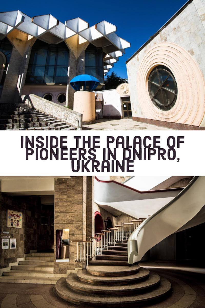 Inside the Palace of Pioneers in Dnipro, Ukraine