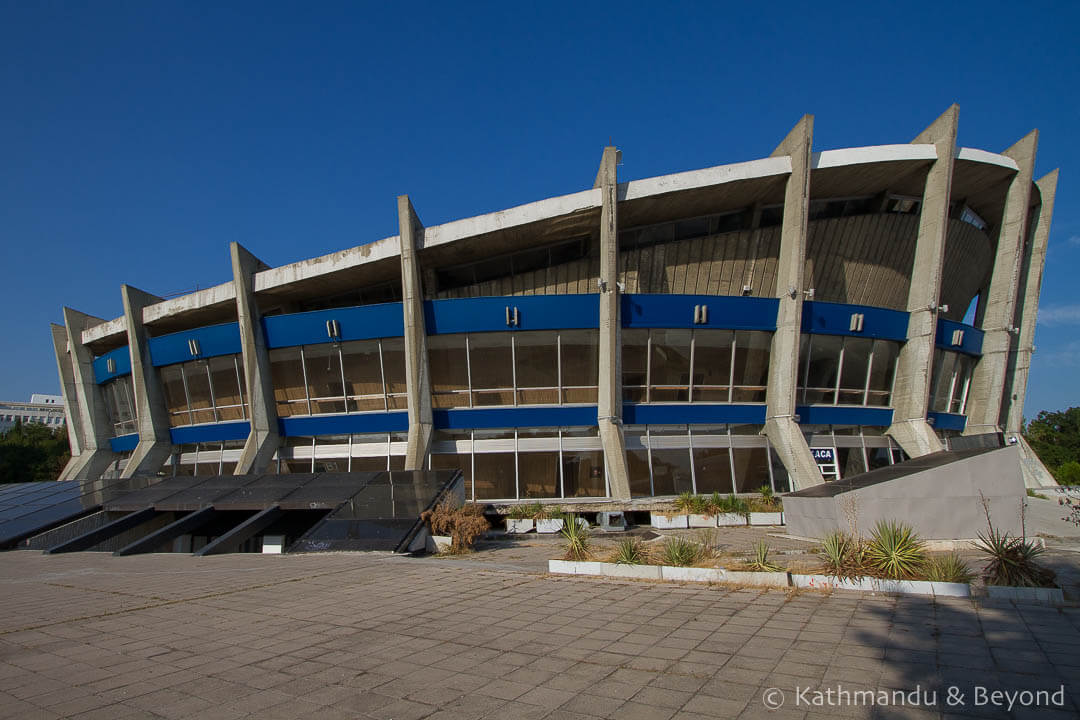 Palace of Culture and Sports (Kongresna Hall/Mladost Hall/Hall 20) in Varna, Bulgaria | Brutalist | Socialist architecture | former Eastern Bloc
