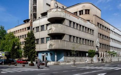 The Air Force Command Building in Belgrade, Serbia