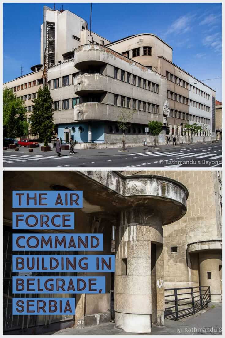 The Air Force Command Building in Belgrade, Serbia. A fine example of modernist architecture. #balkans #travel #europe #traveltips #formerYugoslavia