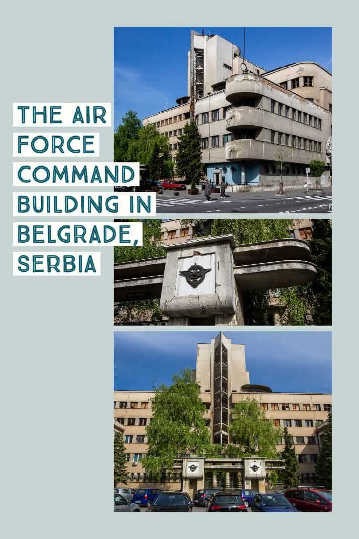 The Air Force Command Building in Belgrade, Serbia. A fine example of modernist architecture. #balkans #travel #europe #traveltips #formerYugoslavia (1)