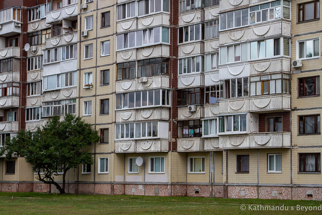 Apartment Building in Slavutych (Belgorod Quarter), Ukraine | Modernist | Soviet architecture | former USSR
