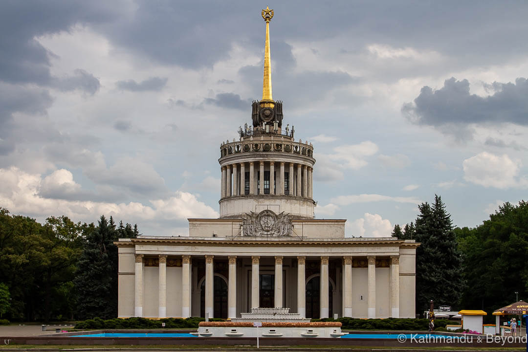 Expocenter of Ukraine (Pavilion 1) in Kyiv, Ukraine | Stalinist Empire style | Soviet architecture | former USSR