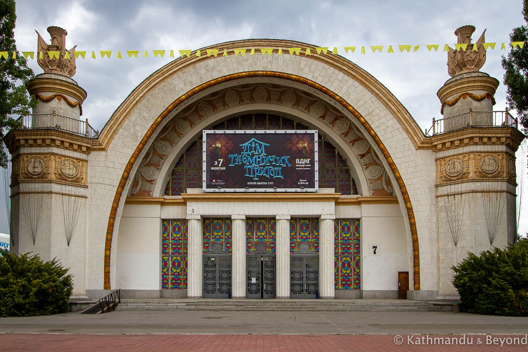 Expocenter of Ukraine (Pavilion 7) in Kyiv, Ukraine | Stalinist Empire style | Soviet architecture | former USSR