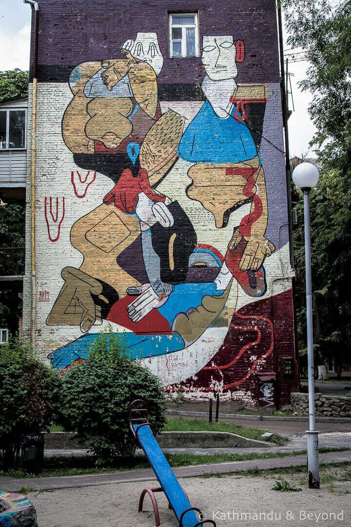 People Jumble | Street Art in Kiev Ukraine-12
