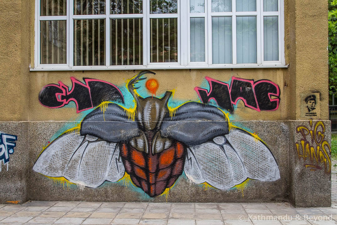 Faculty of Civil Engineering | Street Art in Skopje, Macedonia