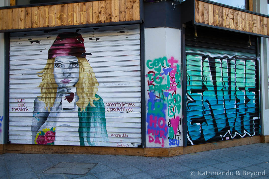 Street Art in Thessaloniki Greece
