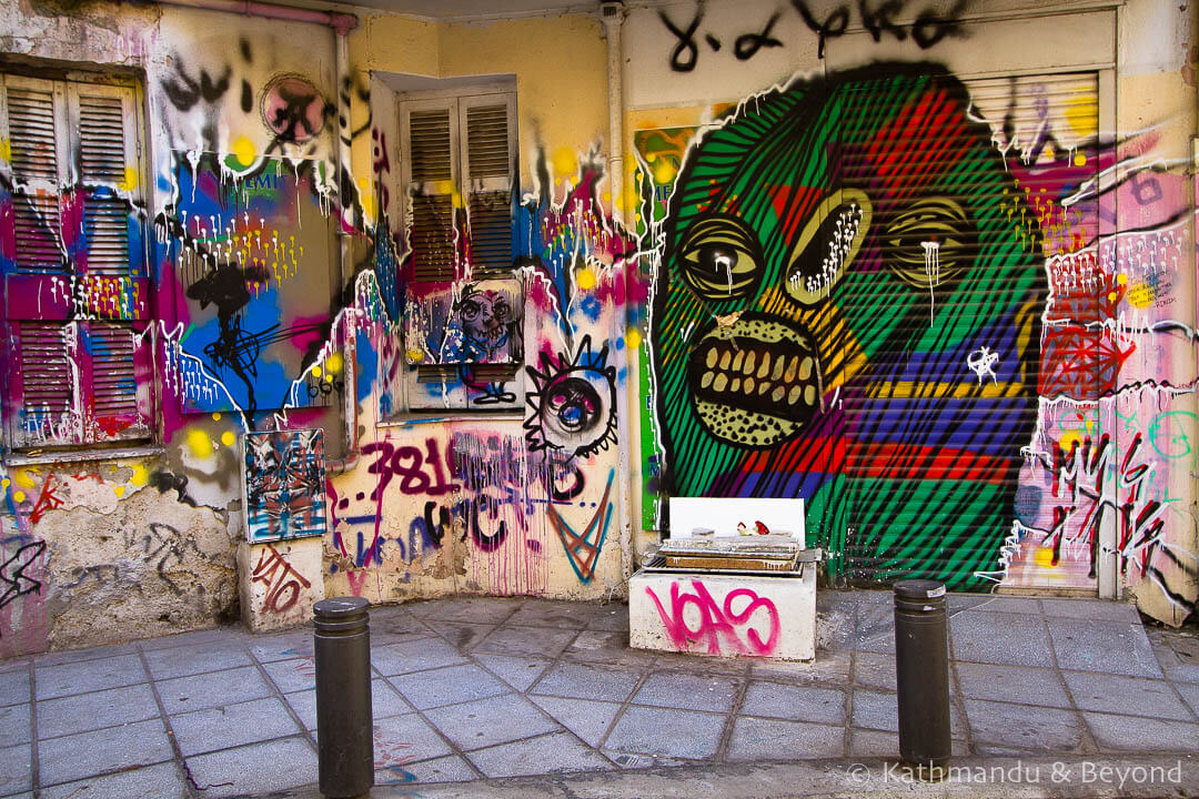 Street Art in Thessaloniki Greece
