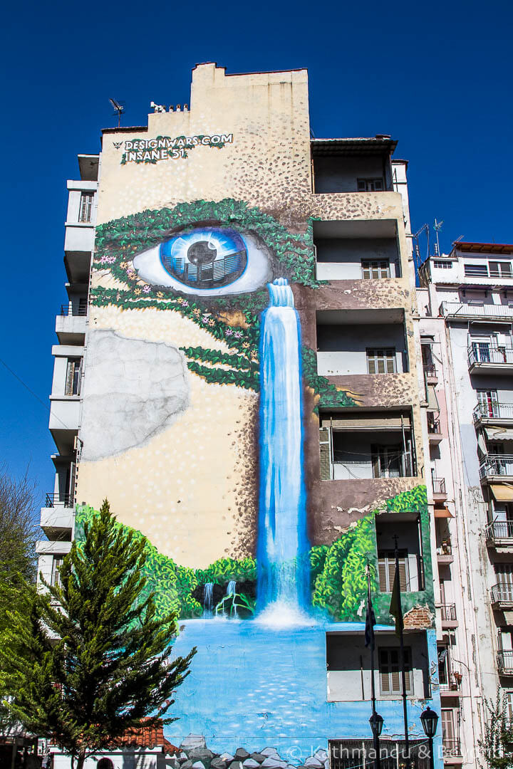 Street Art in Thessaloniki Greece