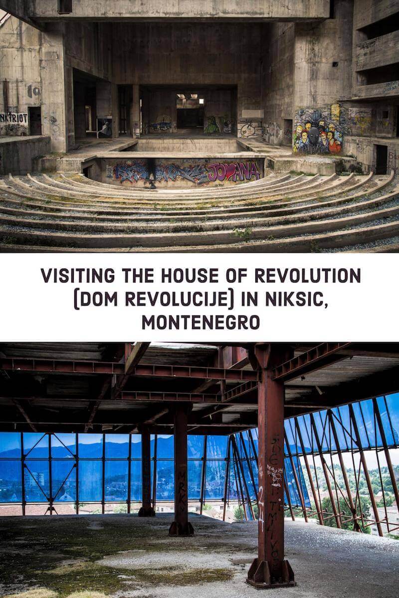 Visiting the House of Revolution (Dom Revolucije) in Niksic, Montenegro
