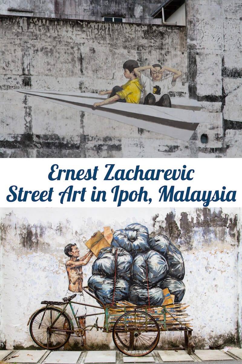 Ernest Zacharevi Street Art in Ipoh, Malaysia