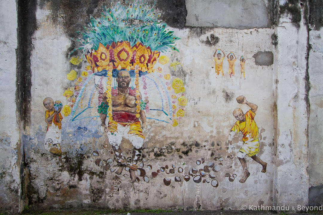 Mural Arts Lane @ Jalan Masjid - Street Art in Ipoh, Malaysia