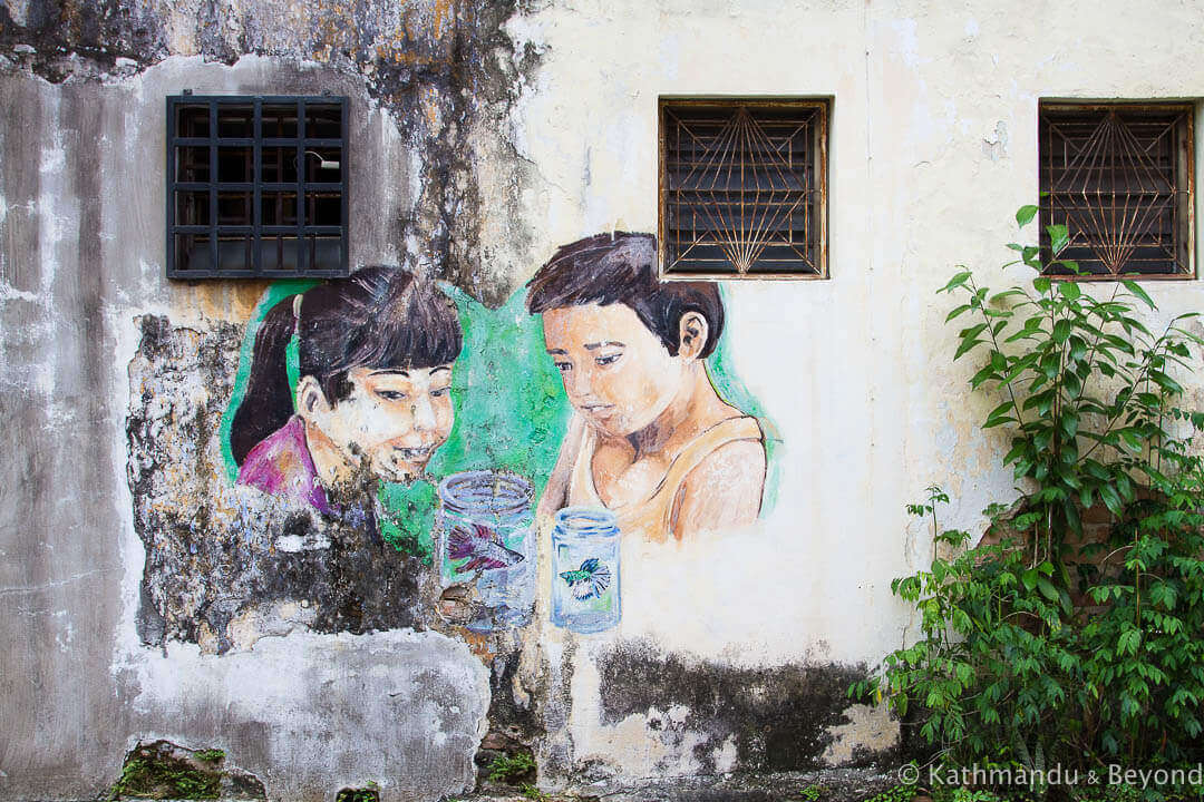 Mural Arts Lane @ Jalan Masjid - Street Art in Ipoh, Malaysia