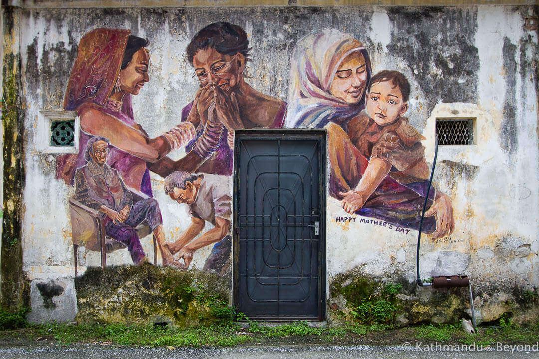 Mural Arts Lane @ Jalan Masjid - Street Art in Ipoh, Malaysia