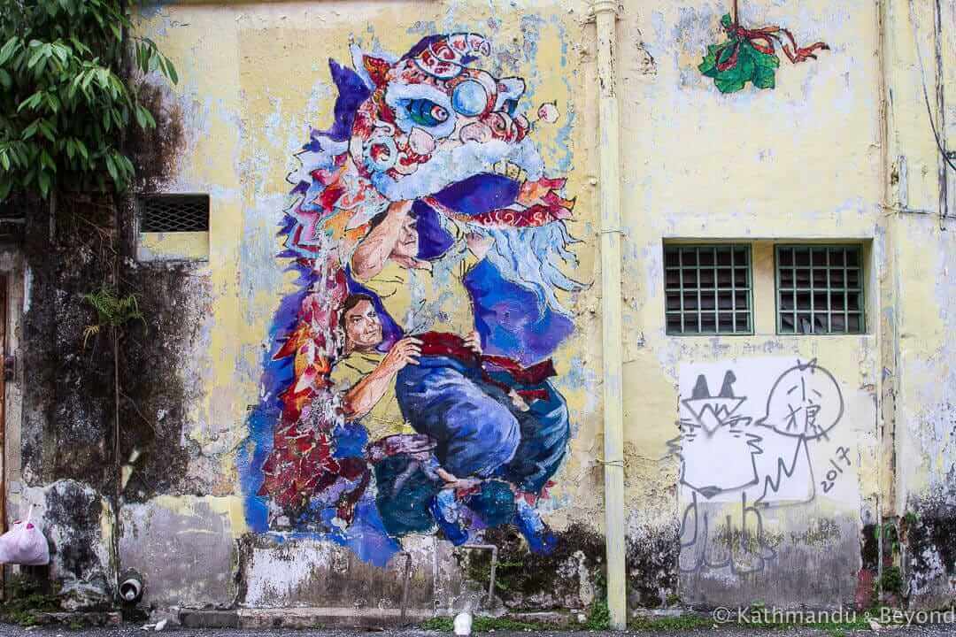 Mural Arts Lane @ Jalan Masjid - Street Art in Ipoh, Malaysia 