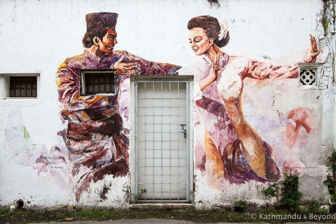 Mural Arts Lane @ Jalan Masjid - Street Art in Ipoh, Malaysia