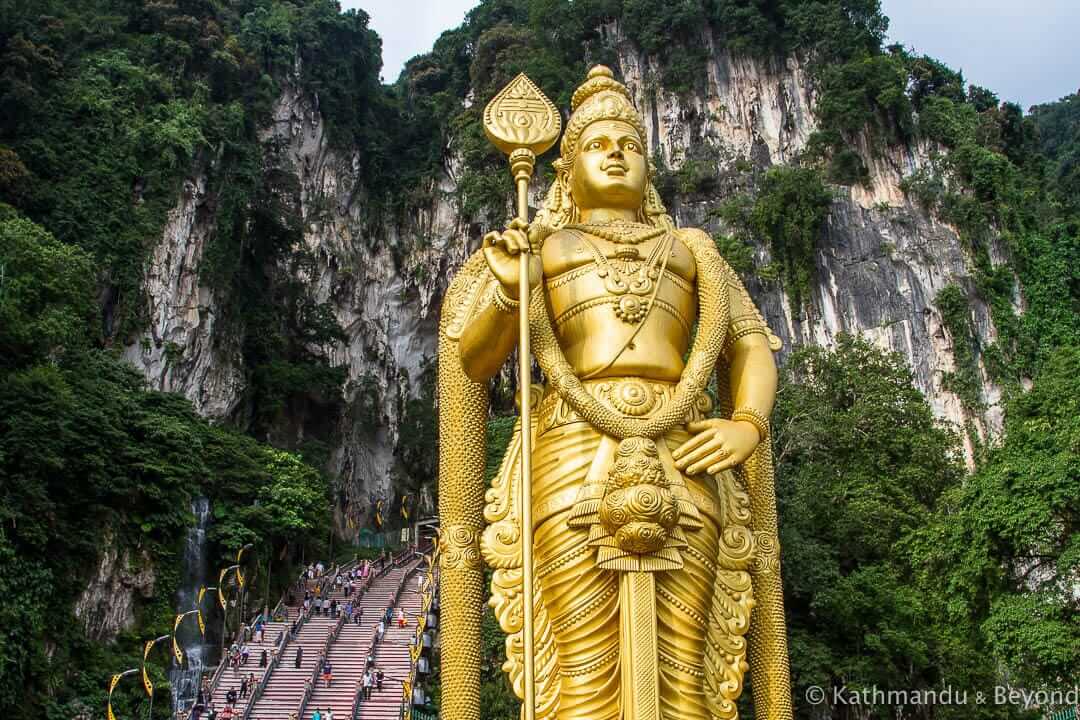 Murugan statue Batu Caves Kuala Lumpur Malaysia-2