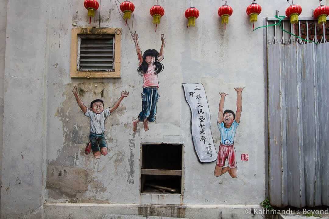 Street Art in Ipoh Old Town, Malaysia 