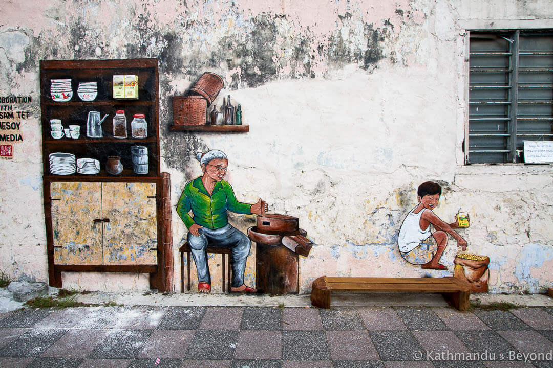 Street Art in Ipoh Old Town, Malaysia