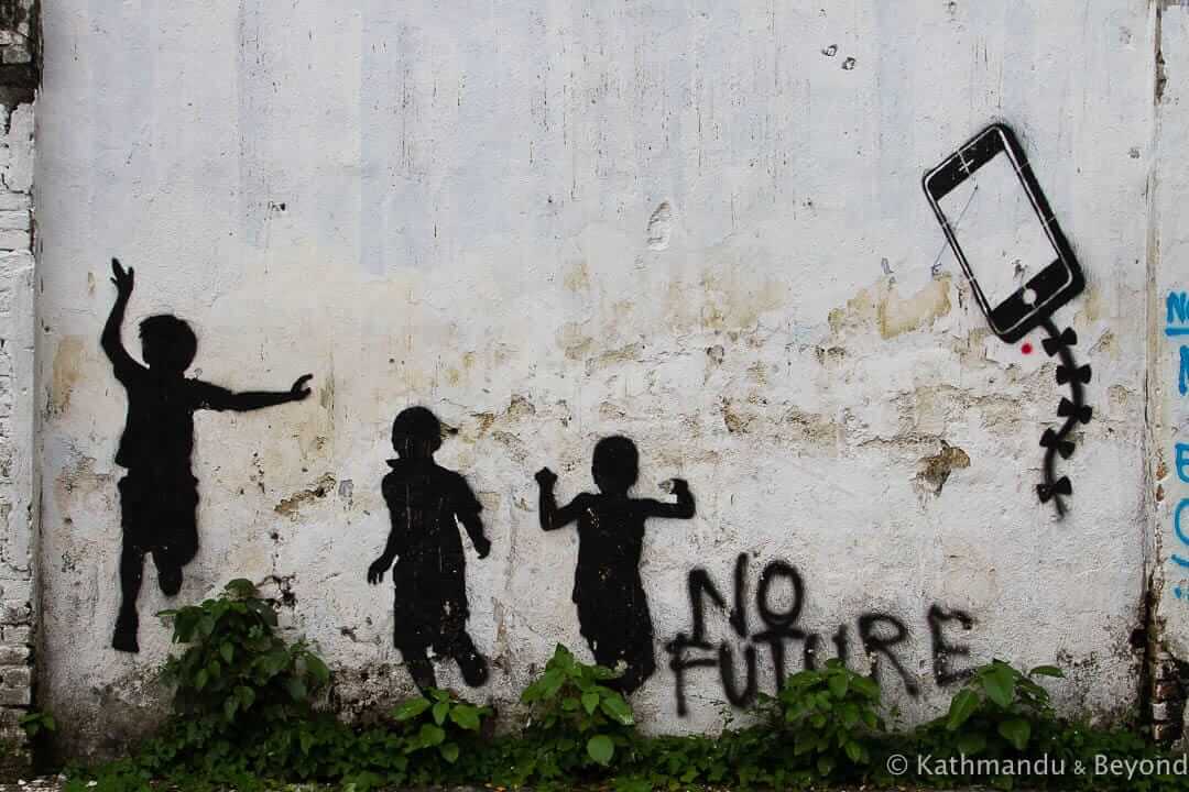 Street Art in Ipoh Old Town, Malaysia