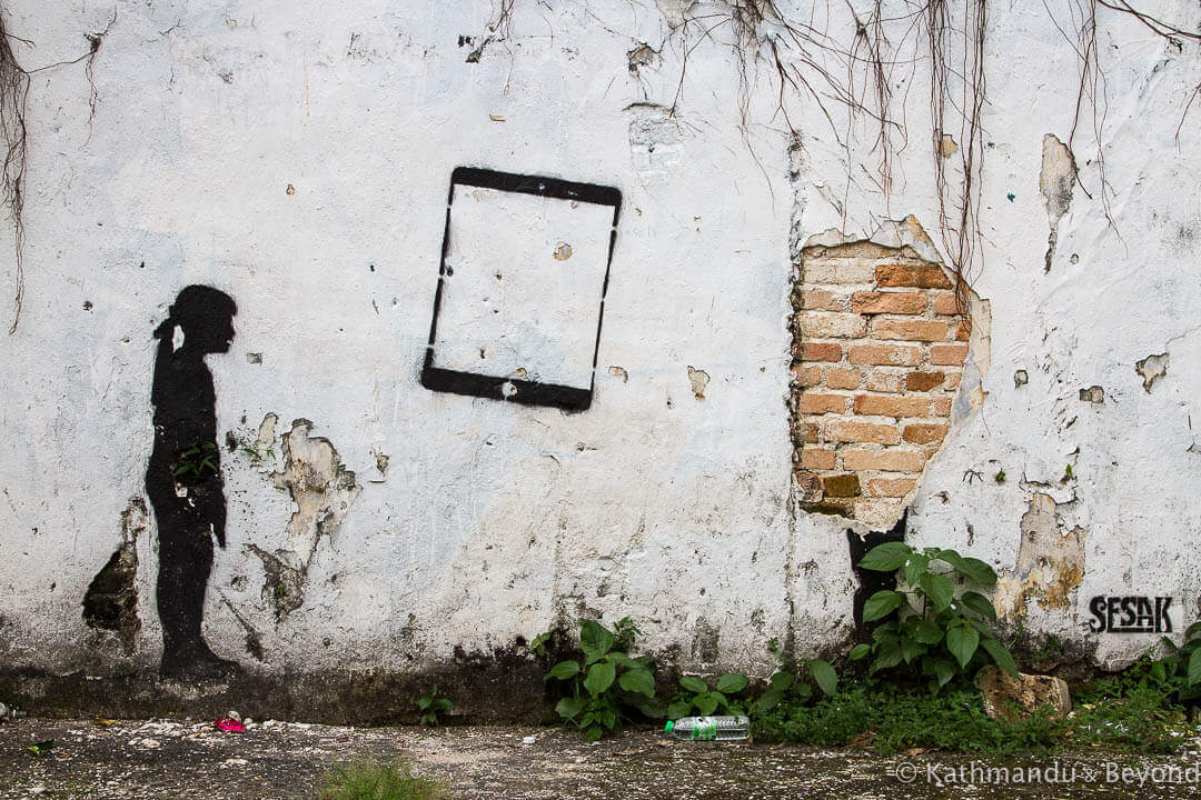 Street Art in Ipoh Old Town, Malaysia