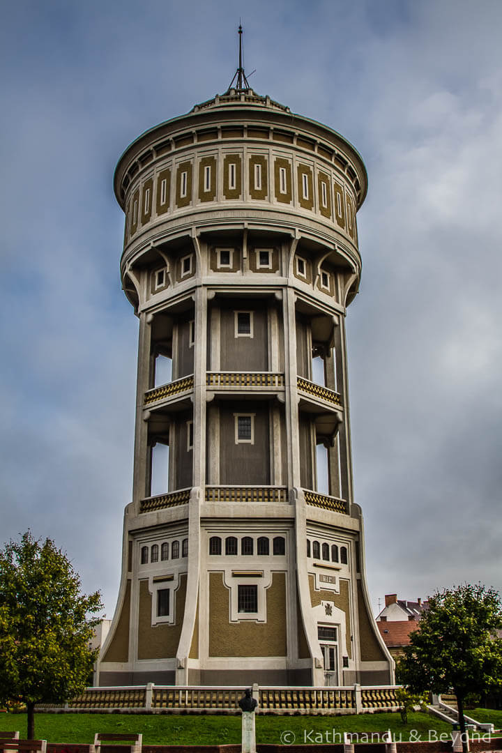 Water Tower Szent Istvan Square Szeged Hungary-1