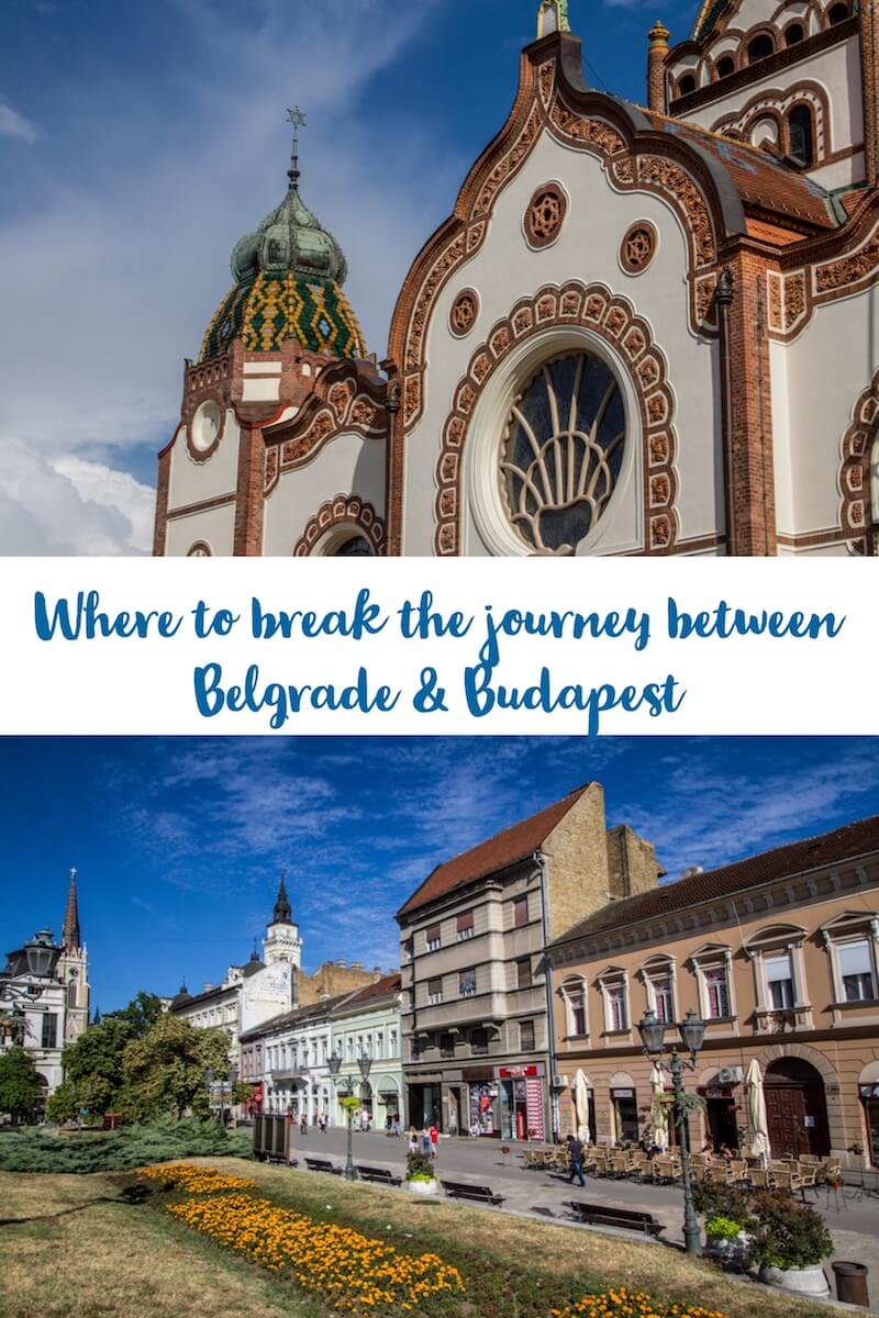 Places to visit between Belgrade and Budapest. A trip planning guide for Serbia and Hungary #travel #Europe