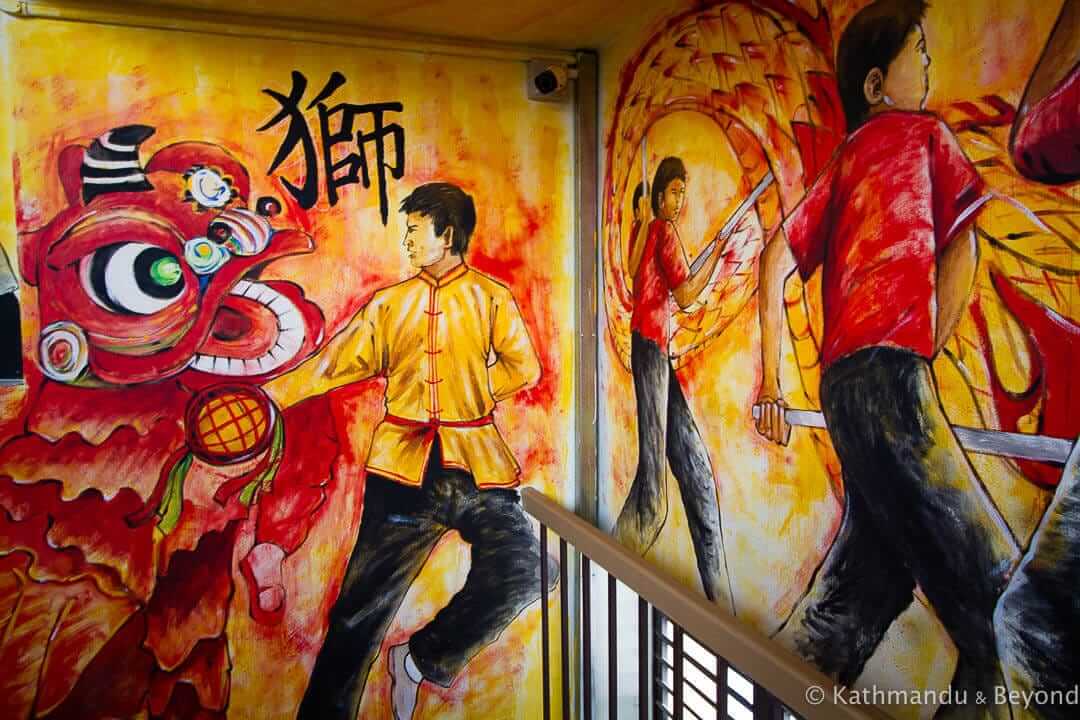 Wisma Chye Hin Indoor Murals - Street Art in Ipoh Old Town, Malaysia
